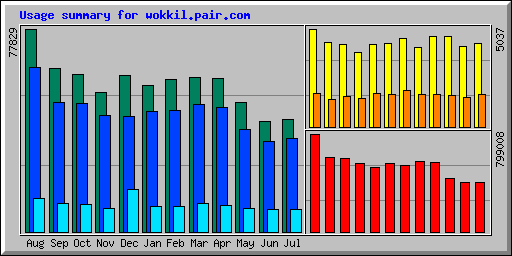 Usage summary for wokkil.pair.com