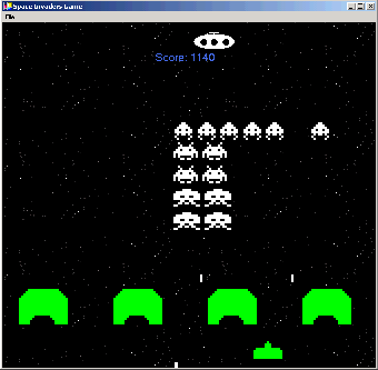 Space Invaders Screenshot from the original Space Invaders